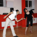 Фото с группового занятия латиной в школе танцев Dancer.Ru